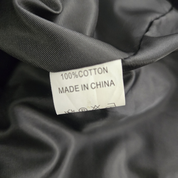 NIEPCE Inc Size 3XL Men's Black 100% Cotton Hooded Jacket With Side Pockets - Picture 15 of 15